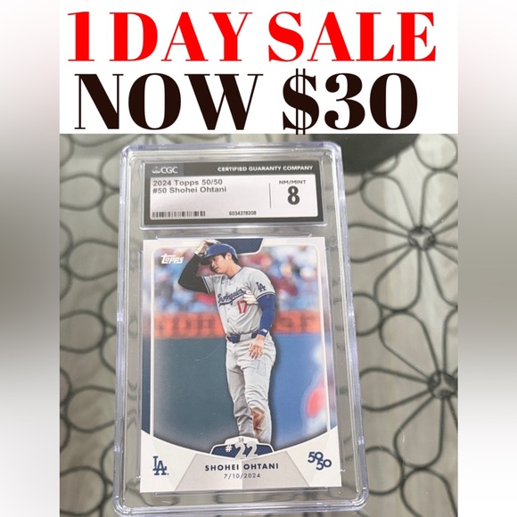 Topps Other - Shohei Ohtani 2024 Topps 50/50 Los Angeles Dodgers Graded Baseball Card
